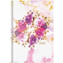 Kalendart Joy 2022-es J021 A5 napi beosztású pink roses határidőnapló Kalendart Joy 2022-es J021 A5 napi beosztású pink roses határidőnapló