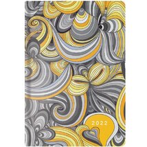 Kalendart Joy Flexi 2022-es F012 B6 sárga-szürke heti beosztású naptár Kalendart Joy Flexi 2022-es F012 B6 sárga-szürke heti beosztású naptár
