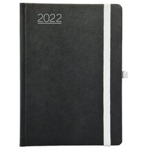 Kalendart Nero 2022-es N015 A5 heti beosztású fekete-szürke határidőnapló Kalendart Nero 2022-es N015 A5 heti beosztású fekete-szürke határidőnapló
