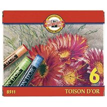 Koh-I-Noor Toison 8511 6db-os vegyes színű porkréta Koh-I-Noor Toison 8511 6db-os vegyes színű porkréta