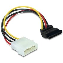 Delock SATA HDD (derékszögű) – 4 tűs apa (Molex) hálózati kábel