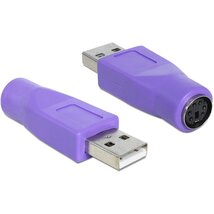 Delock 65461 PS/2 anya > USB-A apa adapter Delock 65461 PS/2 anya > USB-A apa adapter