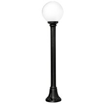 Fumagalli MIZAR/250 LED 6W 4K E27 opál/fekete kültéri állólámpa Fumagalli MIZAR/250 LED 6W 4K E27 opál/fekete kültéri állólámpa