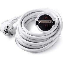 FAMATEL fehér 5m 3x1,5mm2 16A szerelt hosszabbító