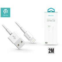 Devia ST311598 Smart 2m fehér lightning kábel Devia ST311598 Smart 2m fehér lightning kábel