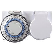 Home TS MD 5 időzítős analóg 10A IP44 kültéri napi kapcsolóóra Home TS MD 5 időzítős analóg 10A IP44 kültéri napi kapcsolóóra