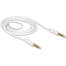 Delock 83440 1m 3.5mm 4.pol. jack dugó - 3.5mm 4.pol. jack dugó kábel Delock 83440 1m 3.5mm 4.pol. jack dugó - 3.5mm 4.pol. jack dugó kábel