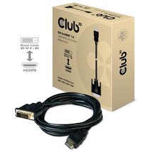 CLUB3D DVI - HDMI 1.4 2m kétirányú kábel