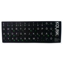 Kolink fekete alapon fehér betű billentyűzet matrica - HU Kolink fekete alapon fehér betű billentyűzet matrica - HU