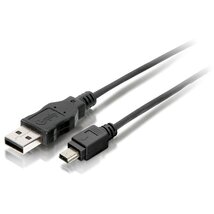 Equip Kábel - 128521 (USB2.0, A-mini5P kábel, apa/apa, 1,8m)