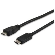 Equip Átalakító Kábel - 12888407 (USB-C -> USB MicroB 2.0 kábel, apa/apa, 1m)