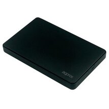 APPROX Külső Ház 2,5" - USB2.0, SATA, 9.5mm magas HDD kompatibilitás, Fekete
