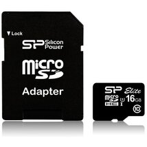 Card MICRO SDHC Silicon Power 16GB UHS-I Elite 1 Adapter (40MB/s | 15MB/s) CL10 Card MICRO SDHC Silicon Power 16GB UHS-I Elite 1 Adapter (40MB/s | 15MB/s) CL10