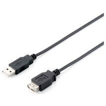 Equip Kábel - 128851 (USB2.0, A-A hosszabbítókábel, apa/anya, duplán árnyékolt, 3m)