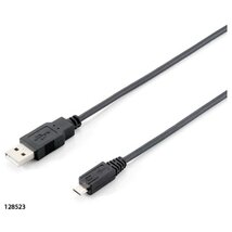 Equip Kábel - 128523 (USB2.0, A-microB kábel, apa/apa, 1,8m) Equip Kábel - 128523 (USB2.0, A-microB kábel, apa/apa, 1,8m)