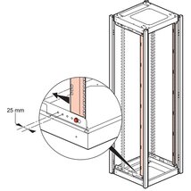 Legrand profilsín készlet - 19" - 42U, 1 pár (Linkeo hálózati szekrényekhez)