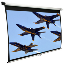 EliteScreens 106" (16:9) manuális fali vászon M106XWH (235 x 132 cm, Fehér váz)