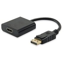 Equip Átalakító - 133438 (Displayport1.2 - HDMI1.4, apa/anya, fekete)