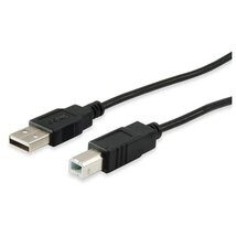 Equip Kábel - 128863 (USB2.0, A-B nyomtató kábel, apa/apa, duplán árnyékolt, 1m)