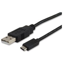 Equip Átalakító Kábel - 12888107 (USB-C -> USB-A 2.0 kábel, apa/apa, 1m)