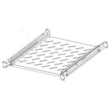 Legrand Rackszekrény polc - 1U-19", 4 ponton rögzíthető, kihúzható, 625mm (800 mély szekrényekhez), max: 50 kg, Fekete) Legrand Rackszekrény polc - 1U-19", 4 ponton rögzíthető, kihúzható, 625mm (800 mély szekrényekhez), max: 50 kg, Fekete)