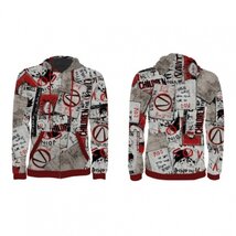 Hoodie Borderlands 3 "Propaganda" Cut & Sew Zipper Hoodie, S GE6519S Hoodie Borderlands 3 "Propaganda" Cut & Sew Zipper Hoodie, S GE6519S