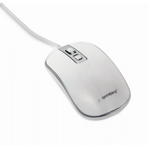 Gembird MUS-4B-06-WS Optical mouse White/Silver