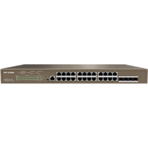 IP-COM Switch Vezérelhető PoE - G5328P-24-410W (L3; 24x1Gbps + 4xSFP port; 24 af/at PoE+ port; 370W; rack-mount) IP-COM Switch Vezérelhető PoE - G5328P-24-410W (L3; 24x1Gbps + 4xSFP port; 24 af/at PoE+ port; 370W; rack-mount)