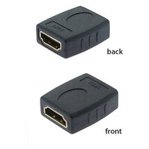Sbox SX-531409 HDMI F/F aranyozott adapter - fekete