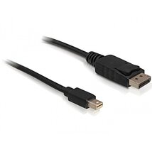 DELOCK kábel mini Displayport 1.2 male to Displayport male 4K 60Hz, 1m DELOCK kábel mini Displayport 1.2 male to Displayport male 4K 60Hz, 1m