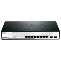 D-LINK Switch 8x1000Mbps + 2xGigabit SFP Menedzselhető Rackes, DGS-1210-10 D-LINK Switch 8x1000Mbps + 2xGigabit SFP Menedzselhető Rackes, DGS-1210-10