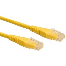 ROLINE kábel UTP CAT6 0,3m sárga