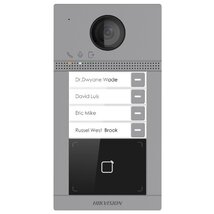 Hikvision IP kaputelefon - DS-KV8413-WME1 (2MP, kültéri egység, 4 lakásos, IP65, IR, I/O, wifi, Mifare kártyaolvasó) Hikvision IP kaputelefon - DS-KV8413-WME1 (2MP, kültéri egység, 4 lakásos, IP65, IR, I/O, wifi, Mifare kártyaolvasó)