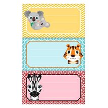 Herlitz Cute Animals 9db-os iskolai etikett