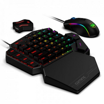 Redragon K585 One-handed RGB Gaming Keyboard Blue Switch and M721-Pro Mouse Combo with GA200 Converter for Xbox One/PS4/Switch/PS3/PC Black US Redragon K585 One-handed RGB Gaming Keyboard Blue Switch and M721-Pro Mouse Combo with GA200 Converter for Xbox One/PS4/Switch/PS3/PC Black US