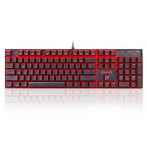 Redragon Mitra Red Backlit Mechanical Keyboard Blue Switches Black HU Redragon Mitra Red Backlit Mechanical Keyboard Blue Switches Black HU