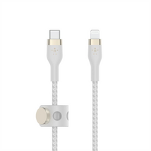 Belkin PRO FLEX LIGHTNING/USB-C CBL FA USB-C SILICONE CABLE SUPPORTS FA