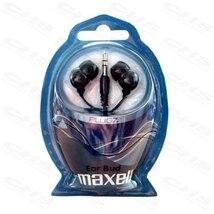 MAXELL Fülhallgató PLUGZ 3.5mm jack, Fekete