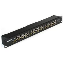 MaxLink 19" 1U 12 Port Gigabit 24V~57V DC PoE Injector