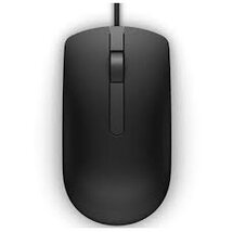DELL Vezetékes egér, MS116 Optical Mouse - Black