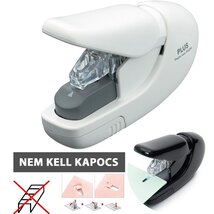 Plus Japan mini kapocsnélküli fehér tűzőgép