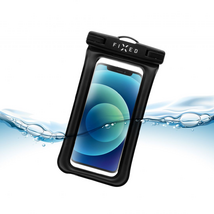 FIXED Waterproof floating pocket mobile phone Float with IPX8 certification, Fekete FIXED Waterproof floating pocket mobile phone Float with IPX8 certification, Fekete