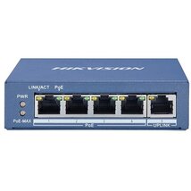 Hikvision Switch PoE - DS-3E0505P-E (4 port 1000Mbps, 60W, 1 uplink port, L2)