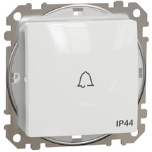 Schneider SDD211131 csengőjellel rugós IP44 fehér SDD egypólusú nyomó Schneider SDD211131 csengőjellel rugós IP44 fehér SDD egypólusú nyomó