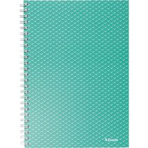 Esselte ColourBreeze A5 kockás zöld spirálfüzet