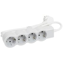 Legrand 694552 1,5m vezetékkel fehér-szürke 4x2P+F elosztósor