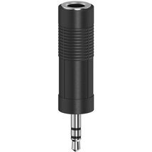 Hama 205196 FIC sztereo 3,5 mm jack dugó - 6,3 mm jack alj adapter