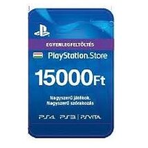 Előfizetések 15000Ft-os Feltöltő kártya PlayStation Network szolgáltatáshoz Kártyás kivitel