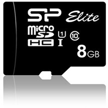Silicon Power MicroSD kártya - 8GB microSDHC Elite UHS-1 U1 + adapter Silicon Power MicroSD kártya - 8GB microSDHC Elite UHS-1 U1 + adapter