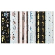 Rotolux NORDIC LIGHTS 0,7x1,5m metalizált és holografikus csomagolópapír